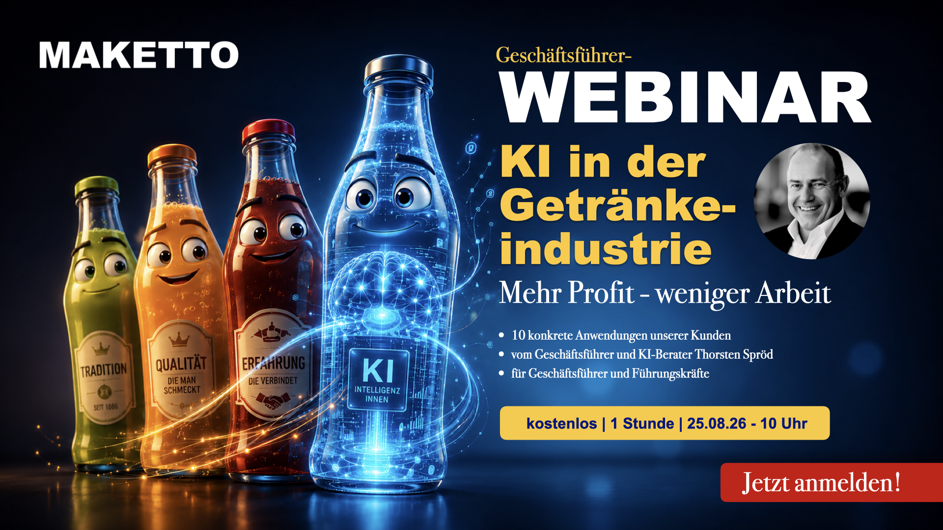 KI in der Getränke- industrie - MAKETTO