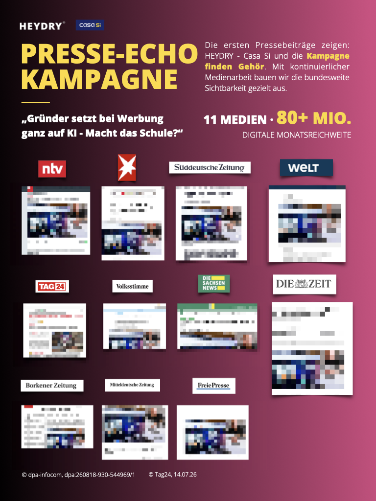 11 titel veröffentlichen HEYDRY Story