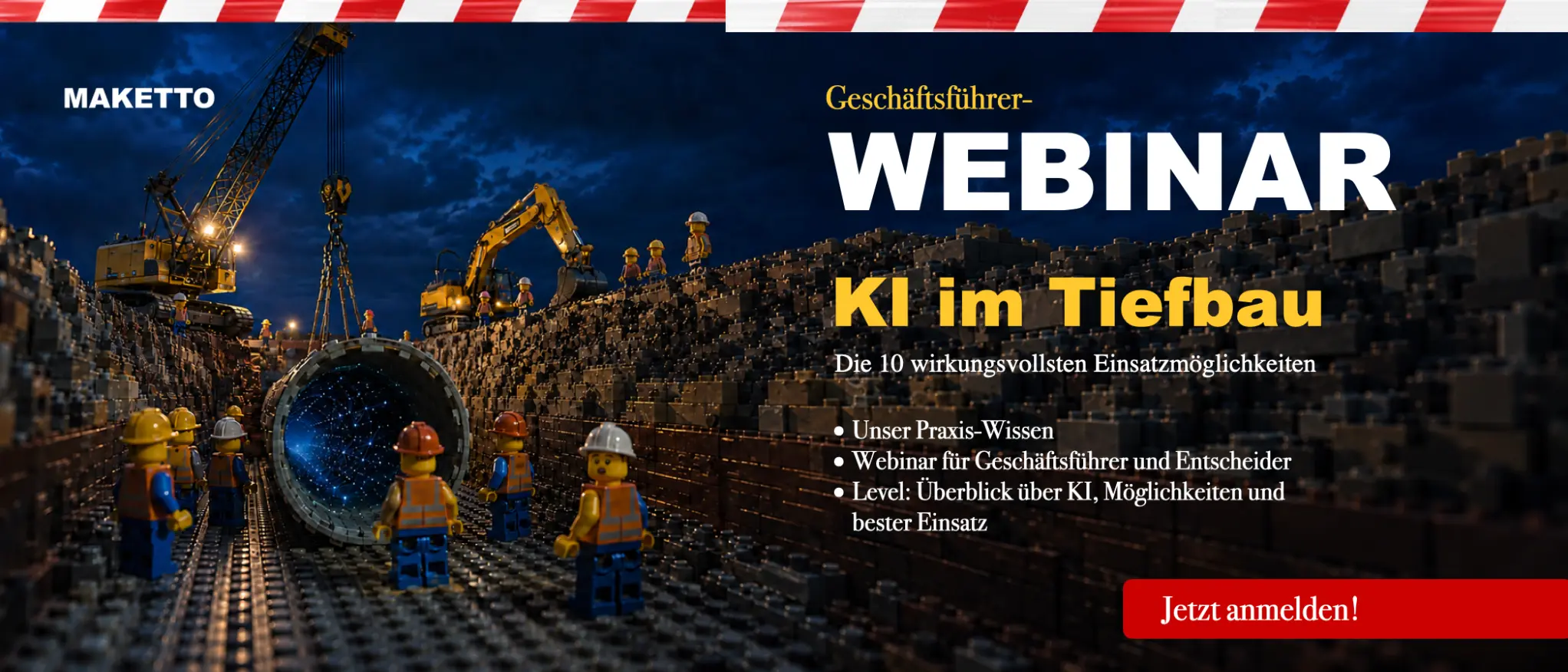 MAKETTO - KI im Tiefbau - KI Webinar - Thorsten spröd