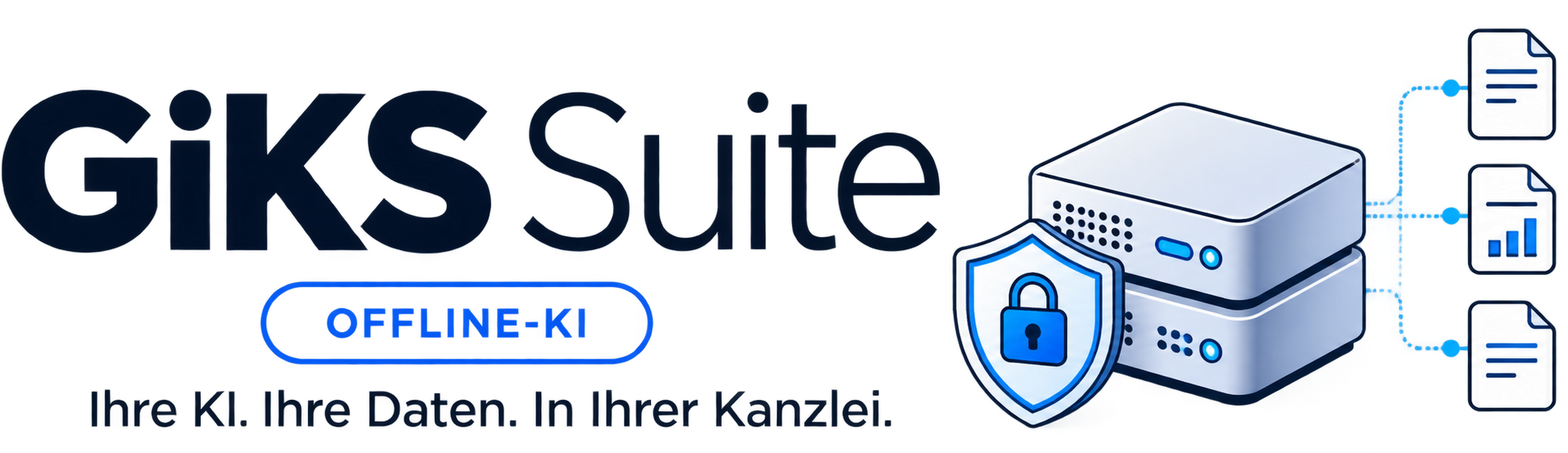 GiKS Suite mit lokalen KI-Servern